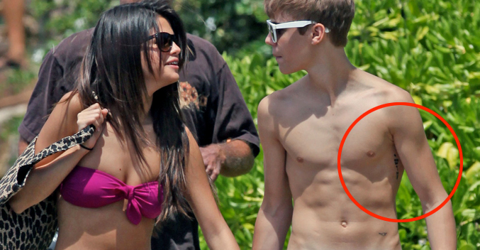 justin bieber tattoo on elbow. images Justin Bieber showed